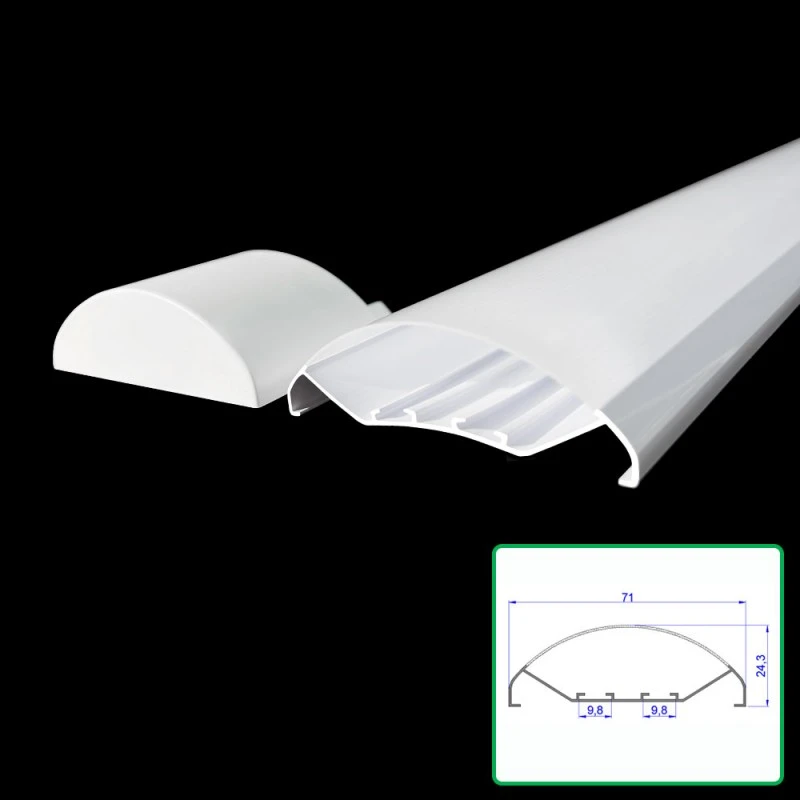 Extrudovaná dvoubarevná čisticí lampa